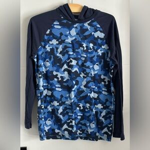 🎁The Children's Place: Boys Hooded Long Sleeve Shirt- Size XL🎁